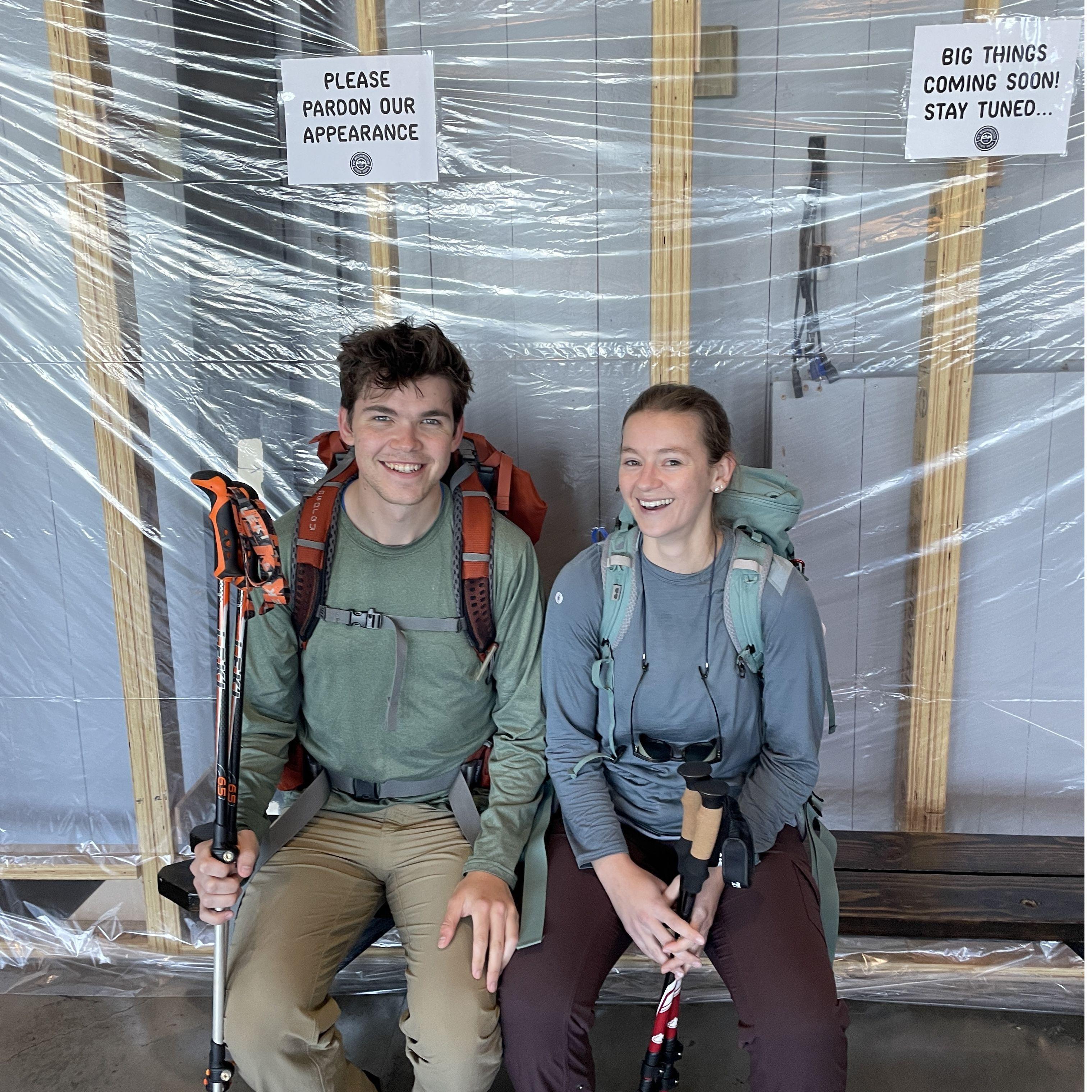 "This couple climbed Mt. Washington"