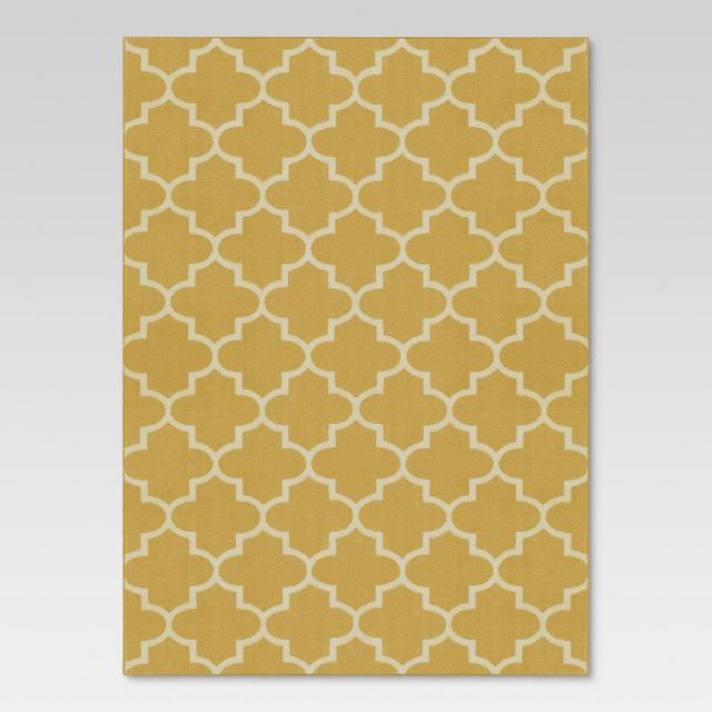5'x7' Fretwork Design Area Rug Gold - Threshold™