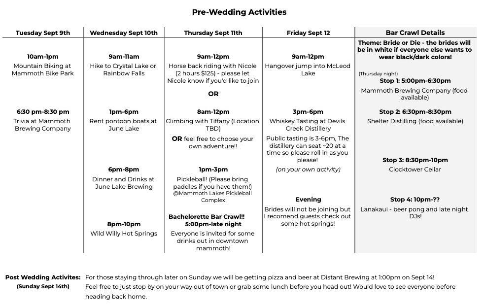 The Wedding Website of Nicole Hayes and Tiffany Boisvert