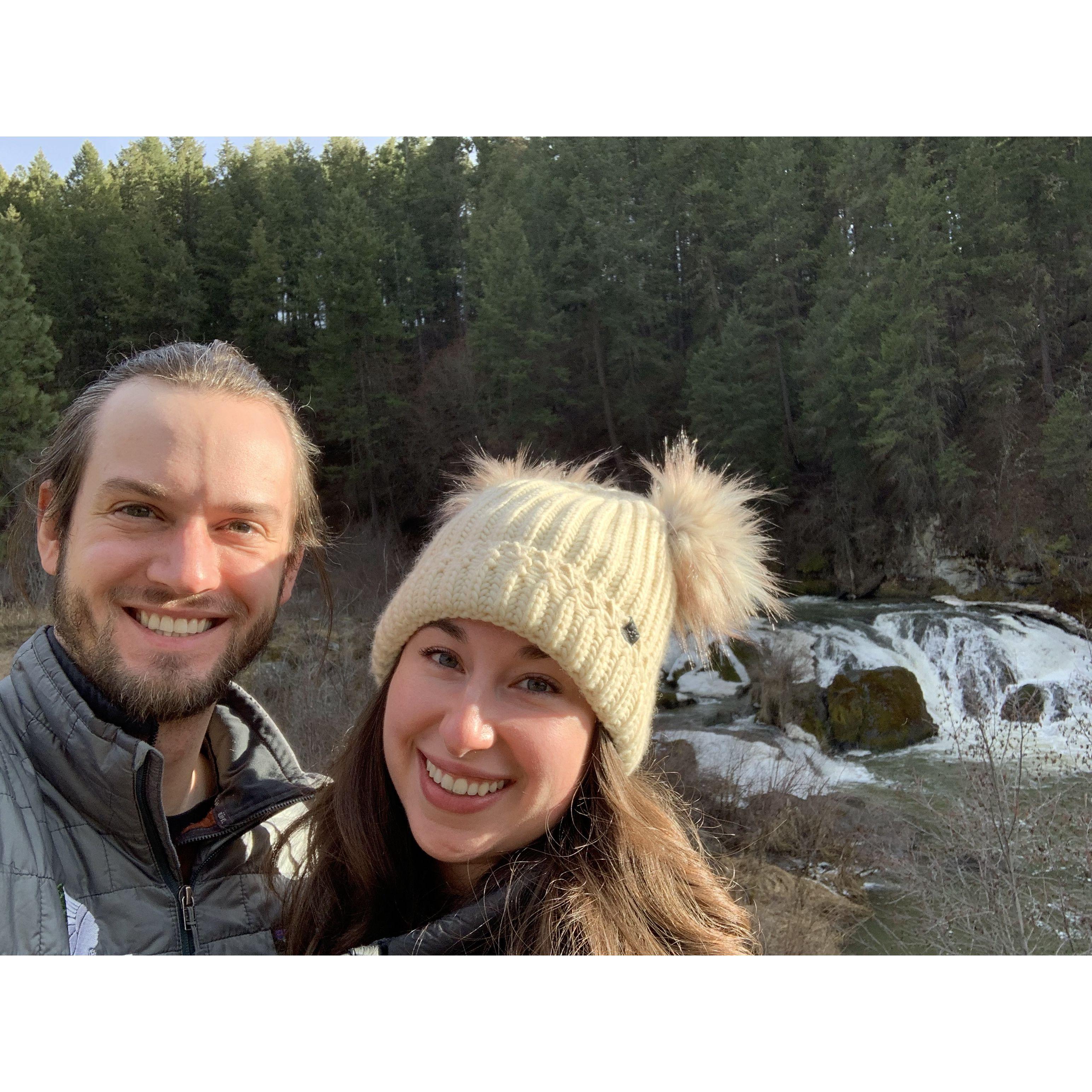 Meyers Falls near Colville, March 2021