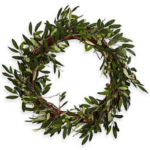 Nearly Natural 20-Inch Olive Wreath