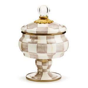 MacKenzie-Childs | Mocha Check Curiosity Pot