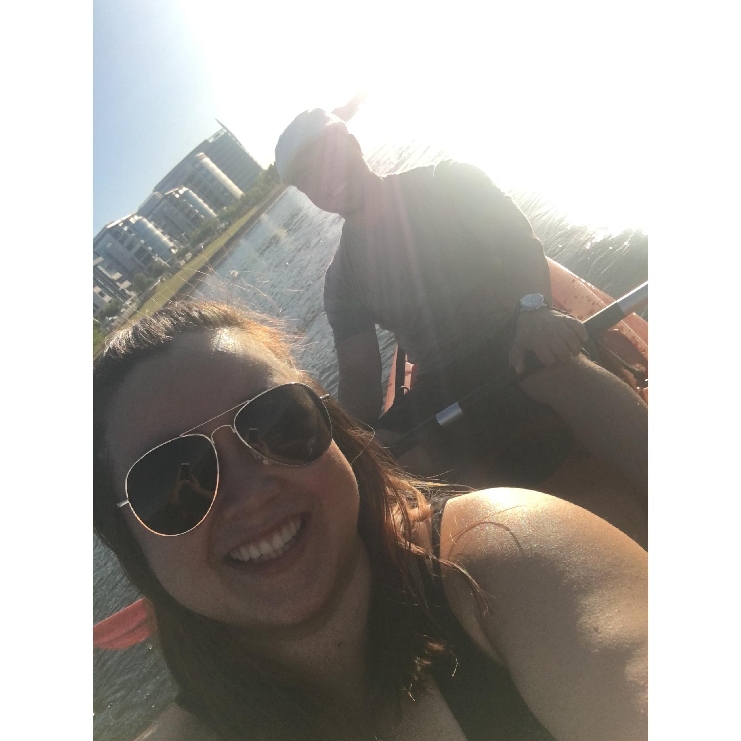 Kayaking at Tempe Town Lake!