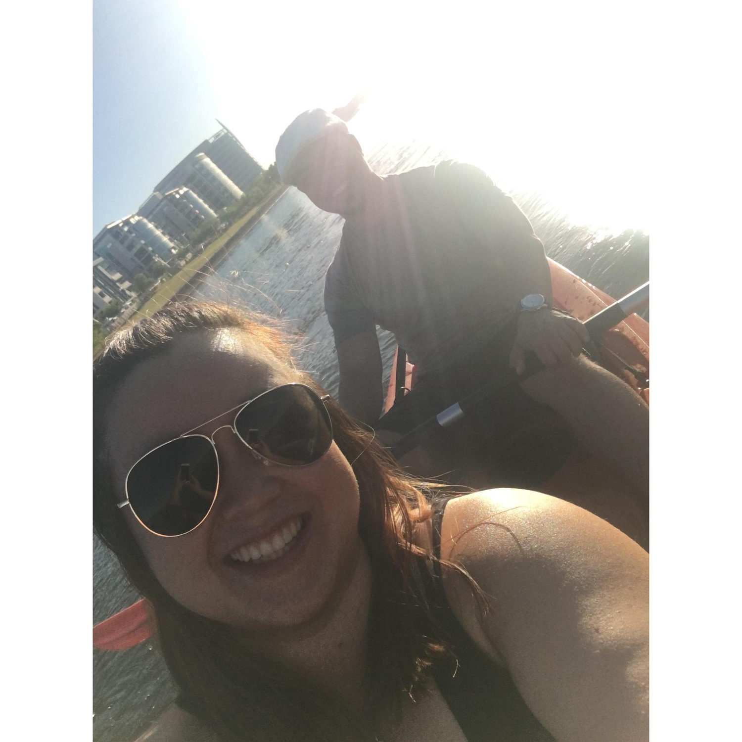 Kayaking at Tempe Town Lake!