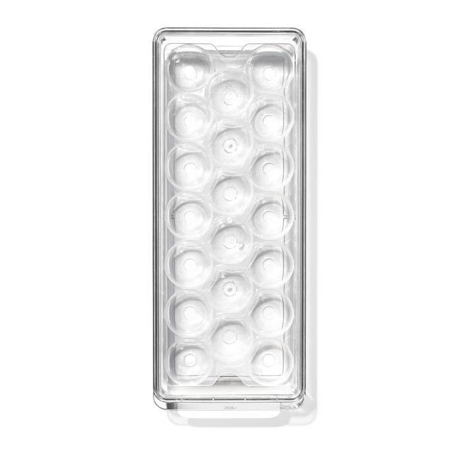 OXO Plastic Egg Bin with Removable Tray White