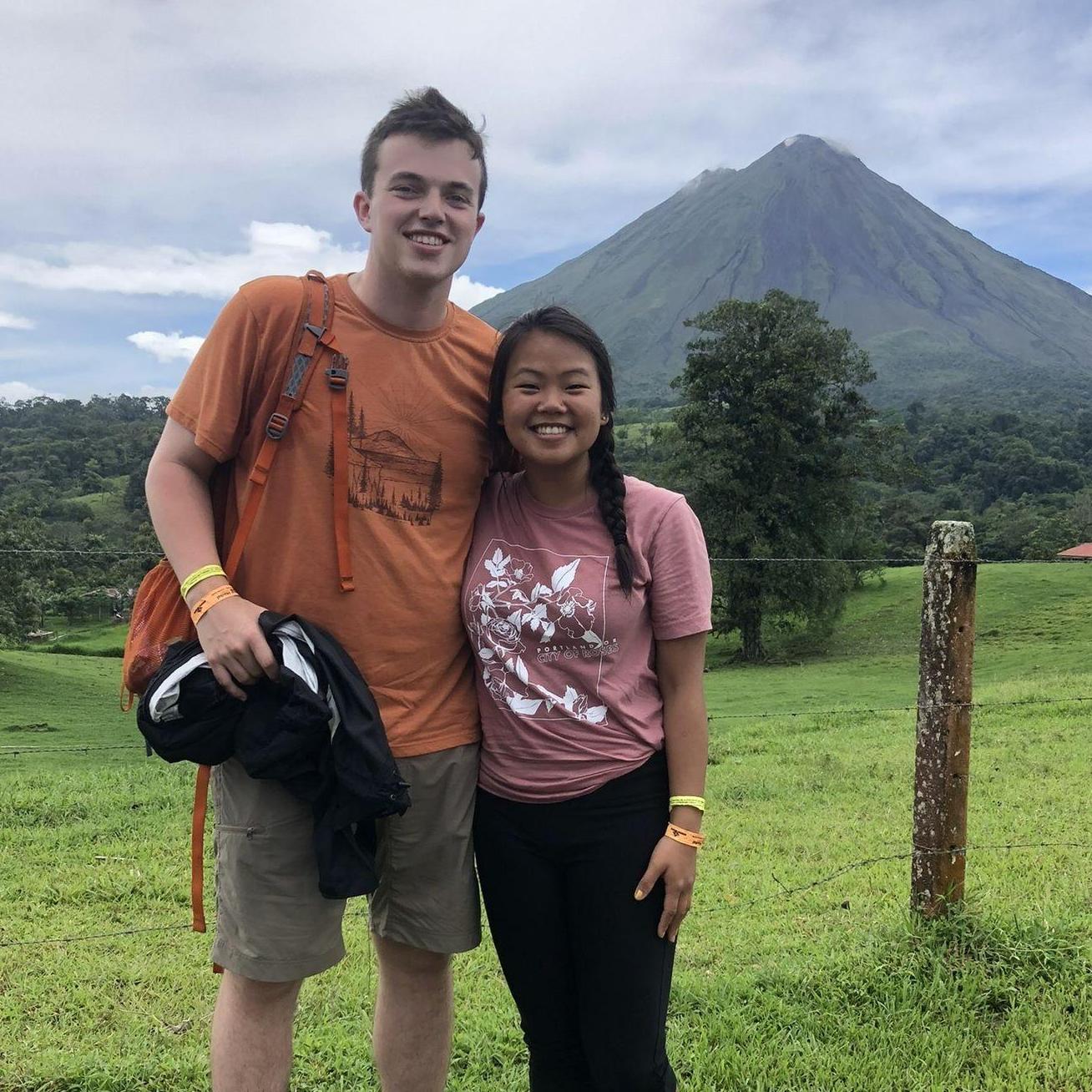 June 2019 | Volcán Arenal in Costa Rica on our first big international trip together!