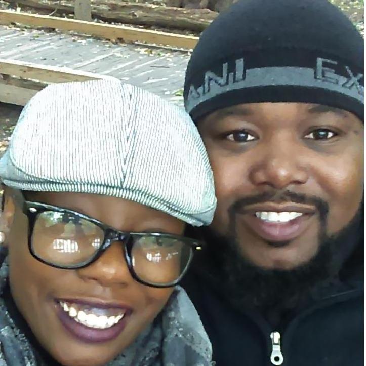 Our very first nature hike together lol Erica was way too fancy!