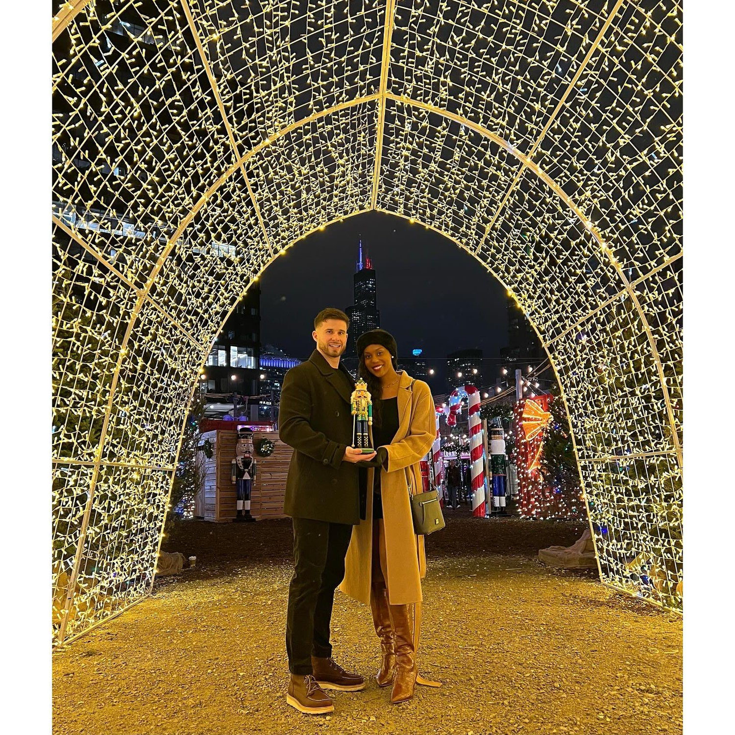 A Chicago Christmas at Jack's Christmas Pop-Up in West Loop (we bought a Nutcracker!)