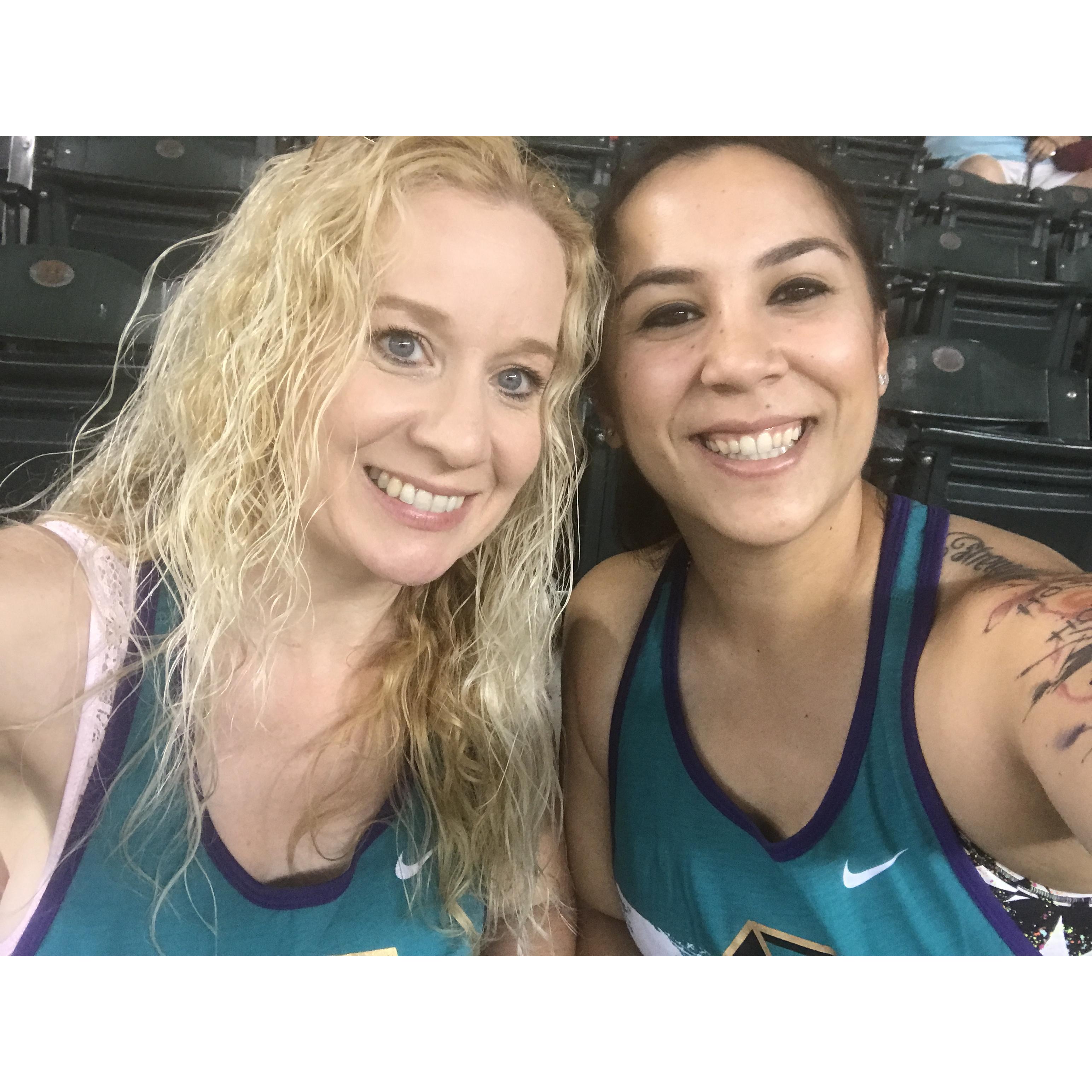 Our first Diamondbacks game together!