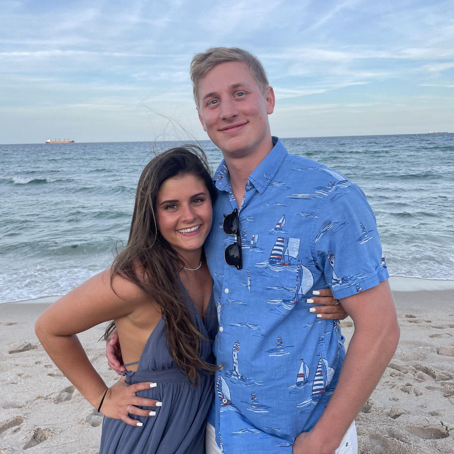 Beach vacation with friends after college graduation