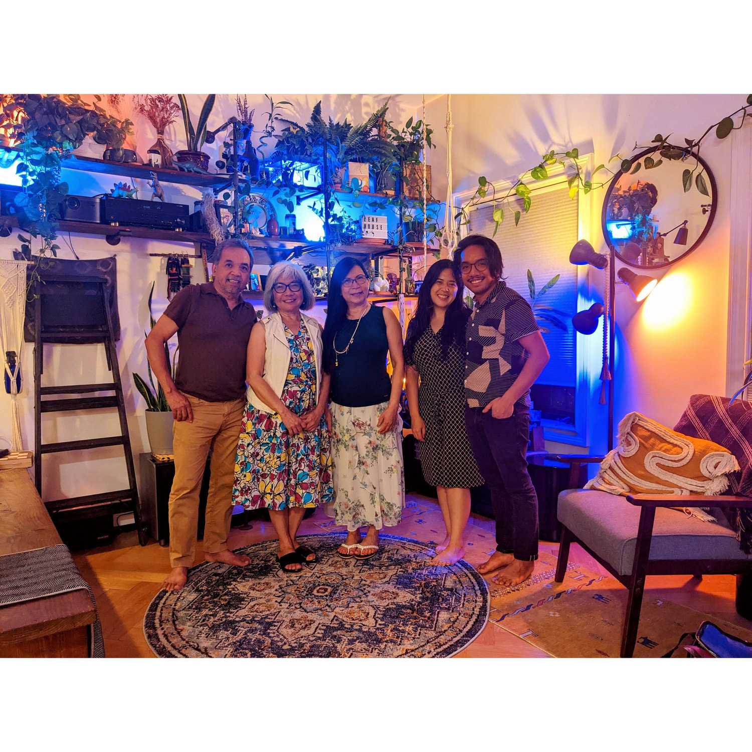 Family time at Leaf House (2022? 2023?)