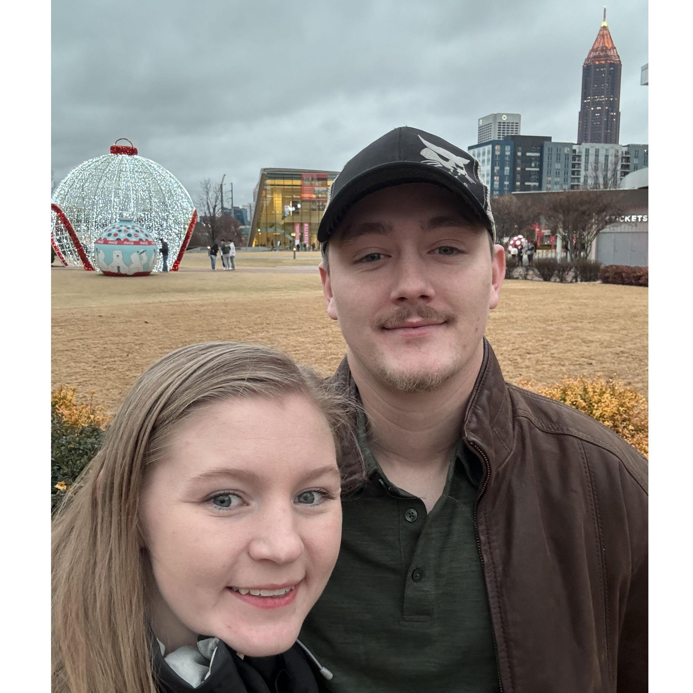 Brandon took Taylor to the Aquarium in Atlanta for her Birthday 2024.