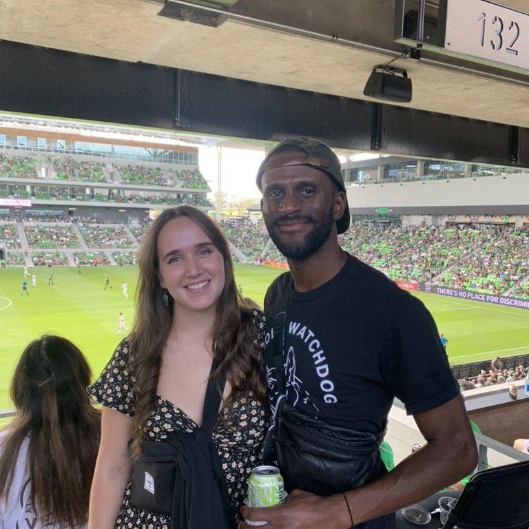 Our first Austin FC game, October 2021