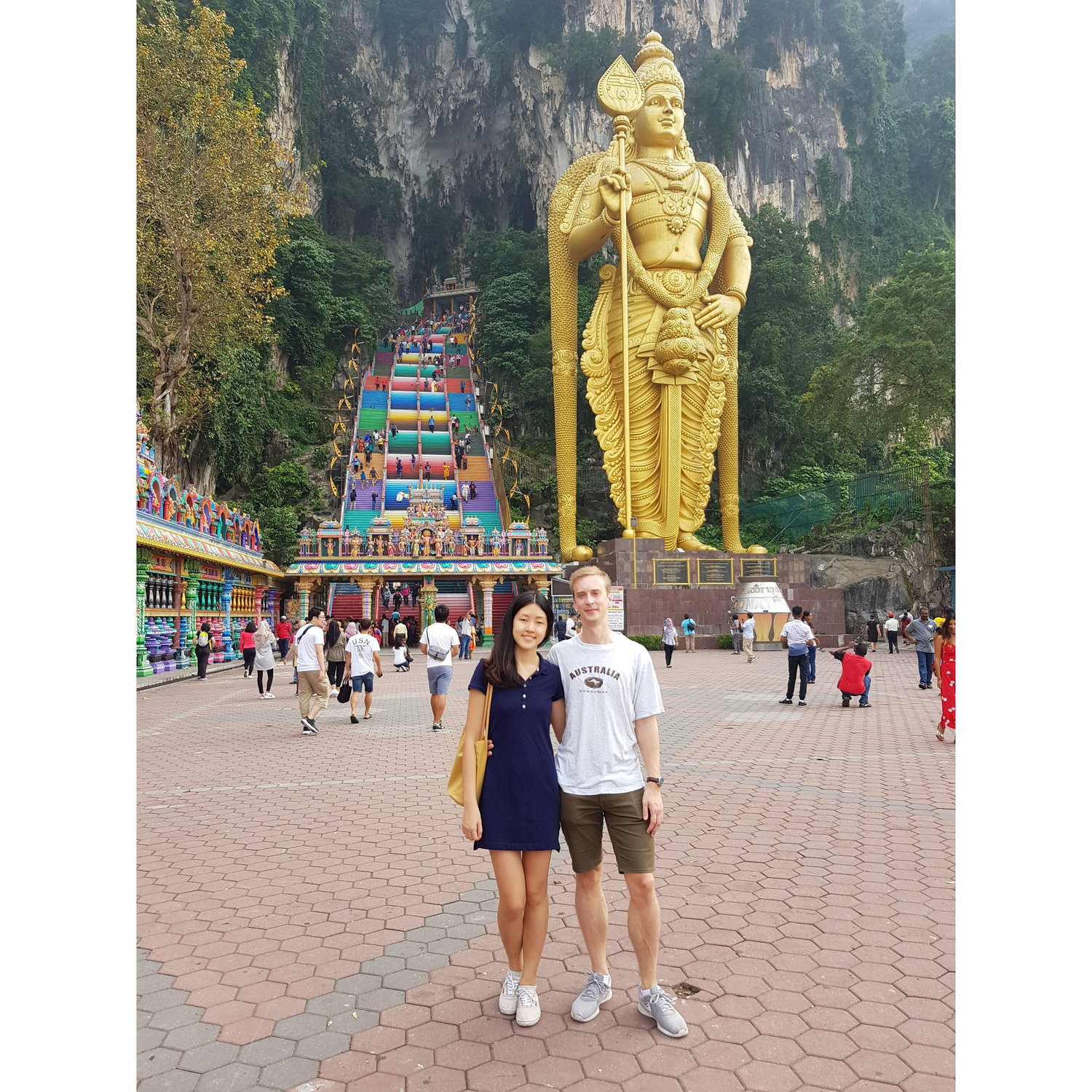2019: our first photo as a couple