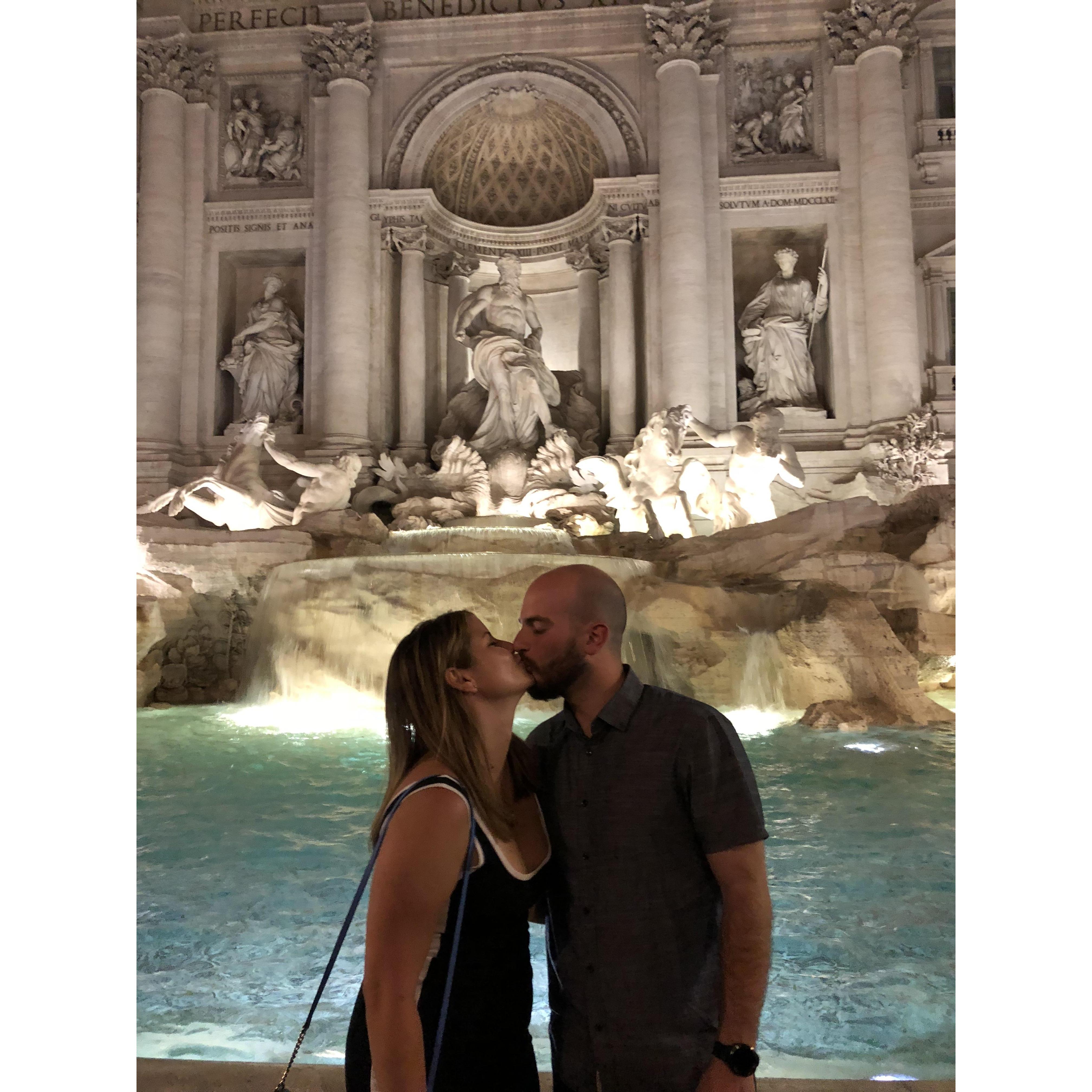 Fontana Di Trevi located in Rome, Italy