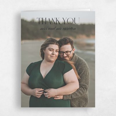 Ebony, Black Wedding Thank You - Milan Photo