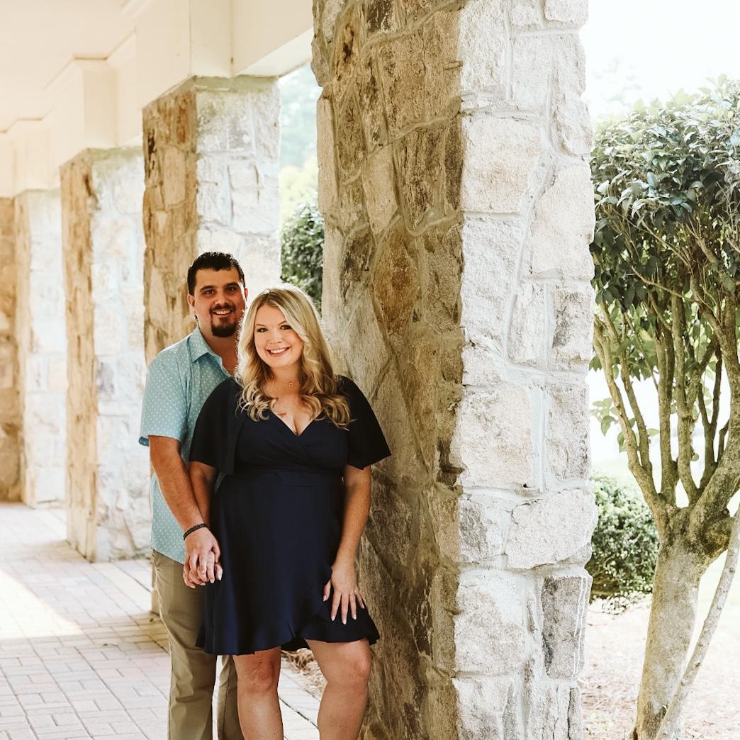 Engagement photos at Stone Mountain
