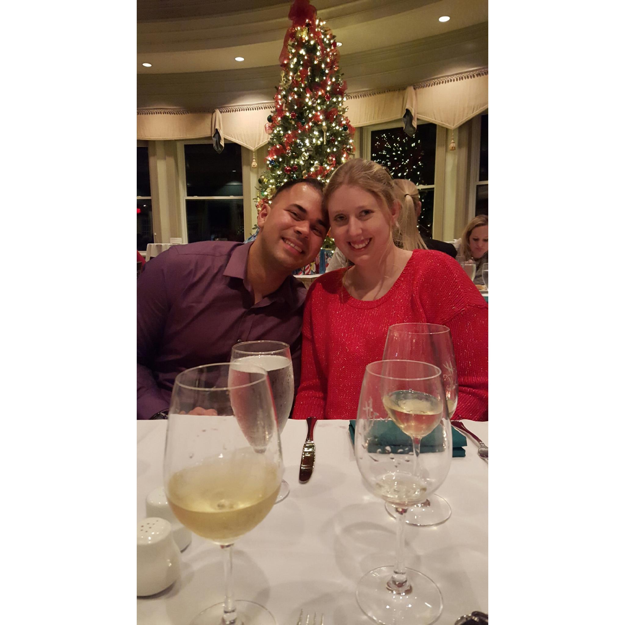 Christmas party 2015. What is better than fancy dining on the company dime?
