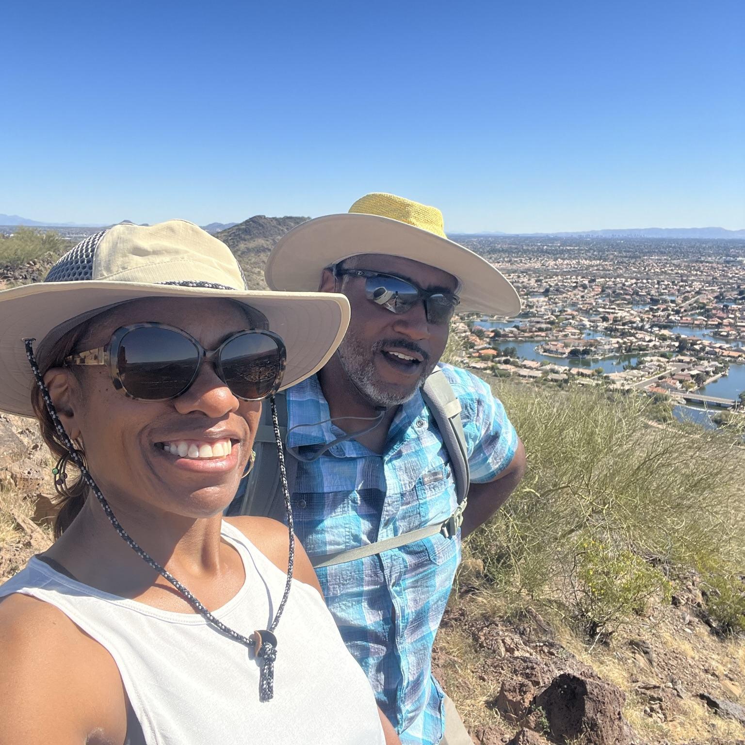 Phoenix… Hiking at Thunderbird Conservation Park.