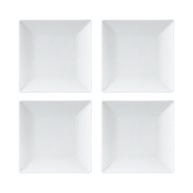 Wedgewood Gio Mini Square Plate, Set of 4