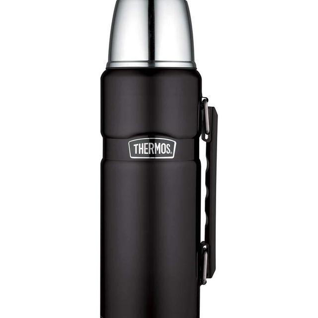 Thermos Stainless King 40 Ounce Beverage Bottle, Matte Black