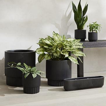 Fluted Indoor/Outdoor Planters