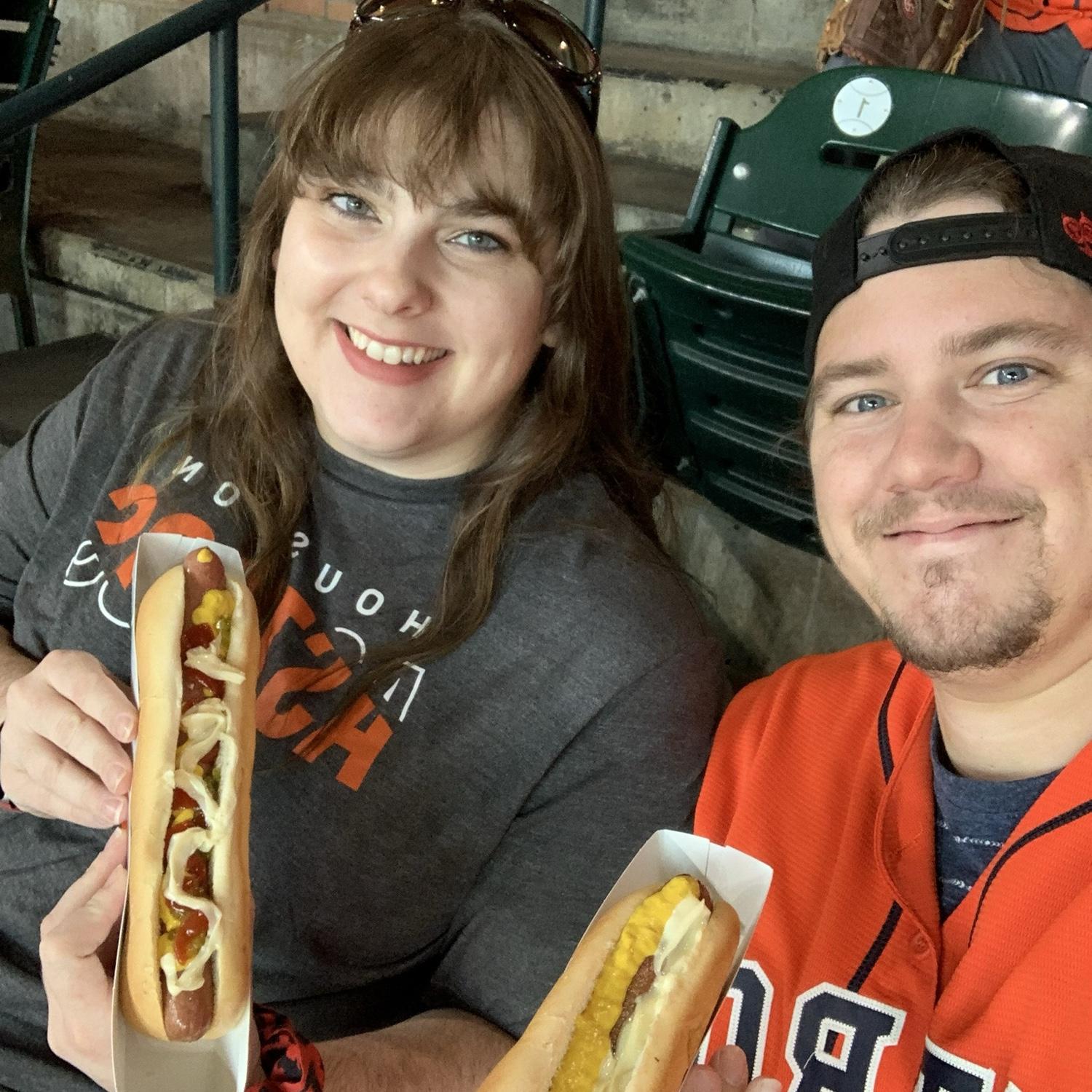 First Astros game together!