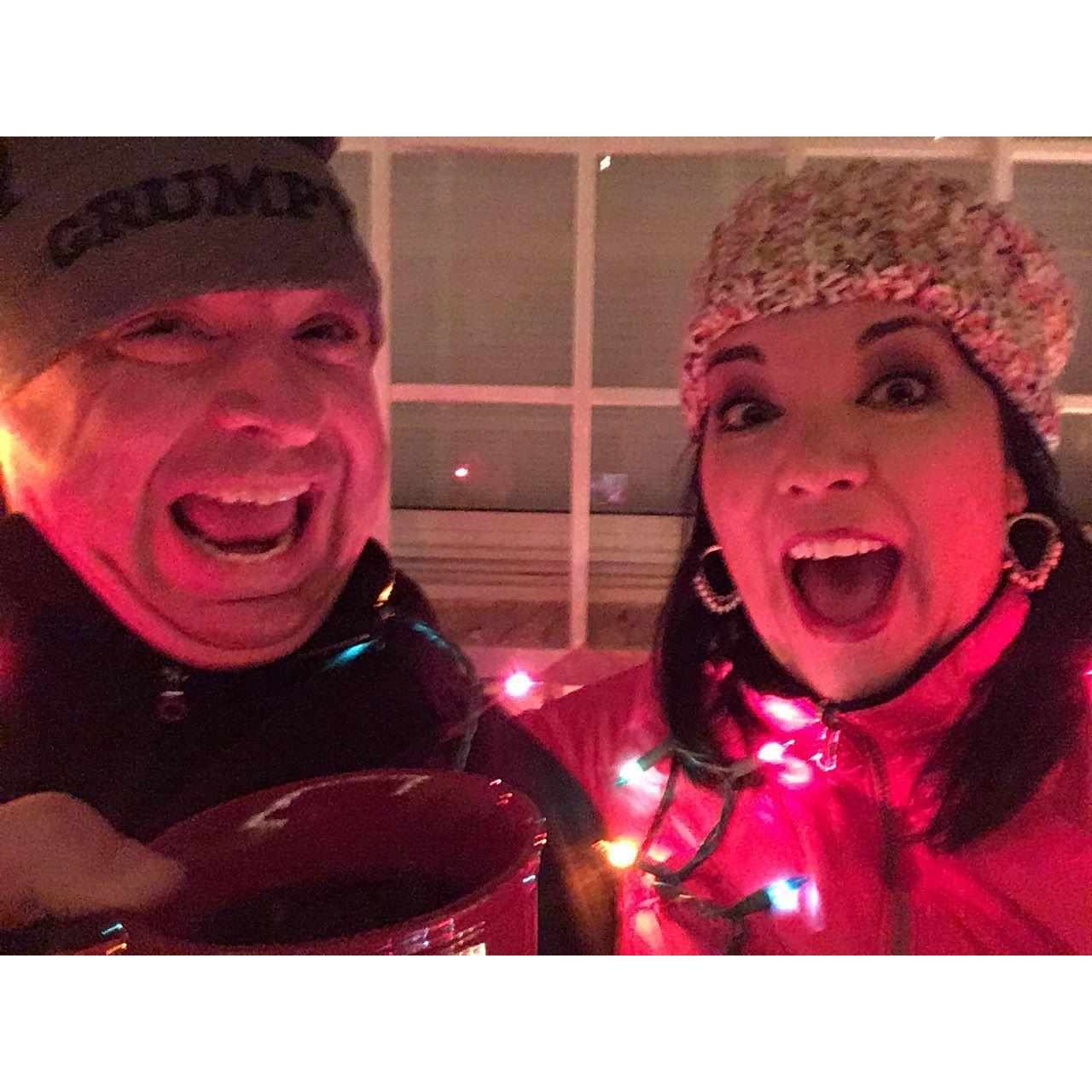 Jon was SO not into taking pictures to make a Christmas card but persistence . . . . .and cuteness pays off! We ended up having so much fun!