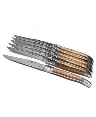 Laguiole Evolution Laguiole Tradition 6-Pc. Steak Knife Set