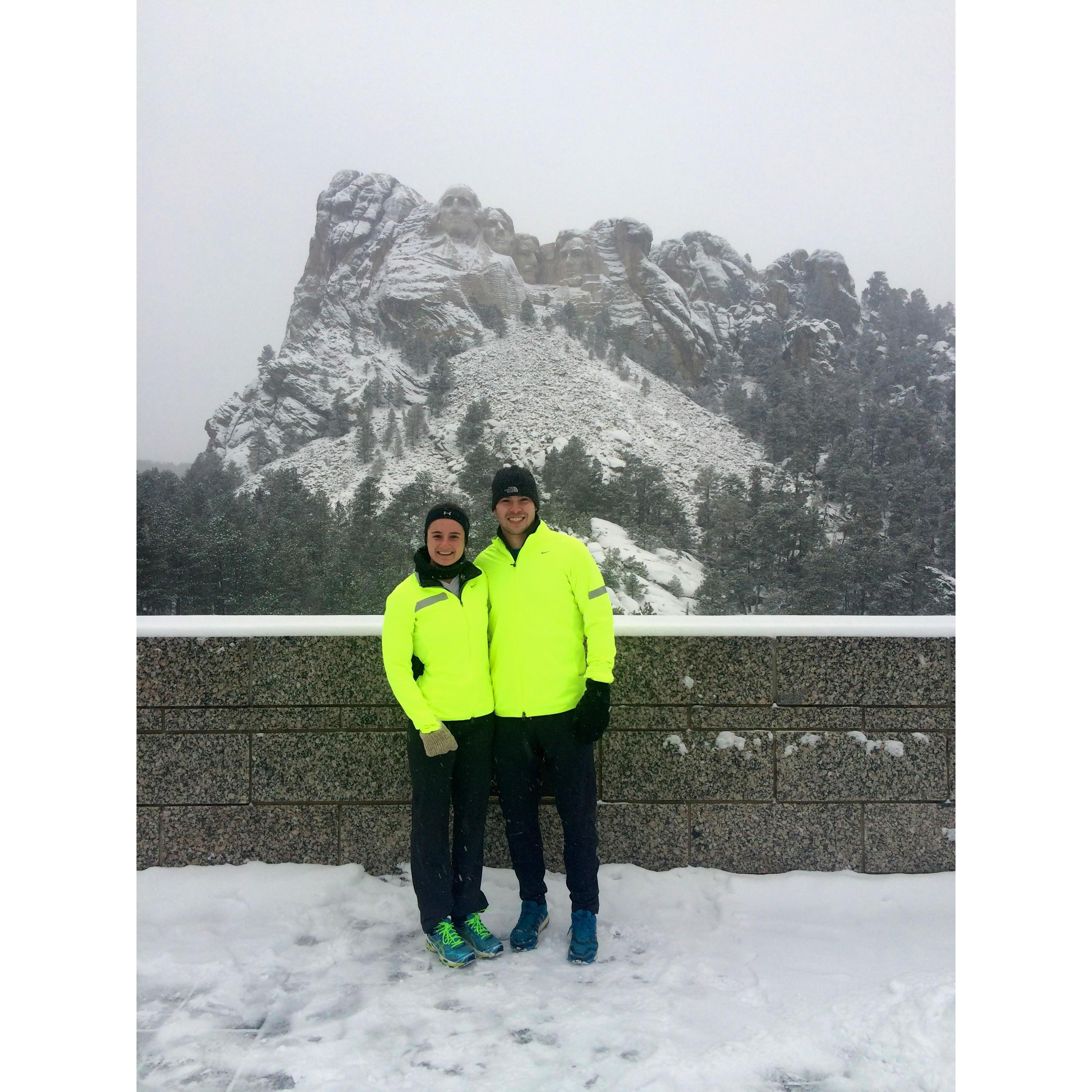 Mount Rushmore on our road trip out west
