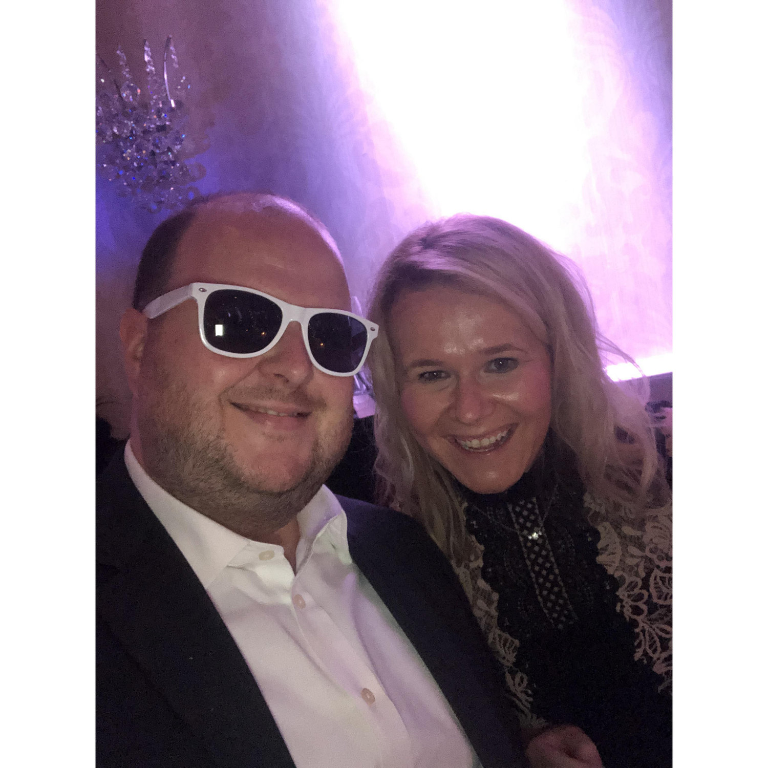 I wear my sunglasses...