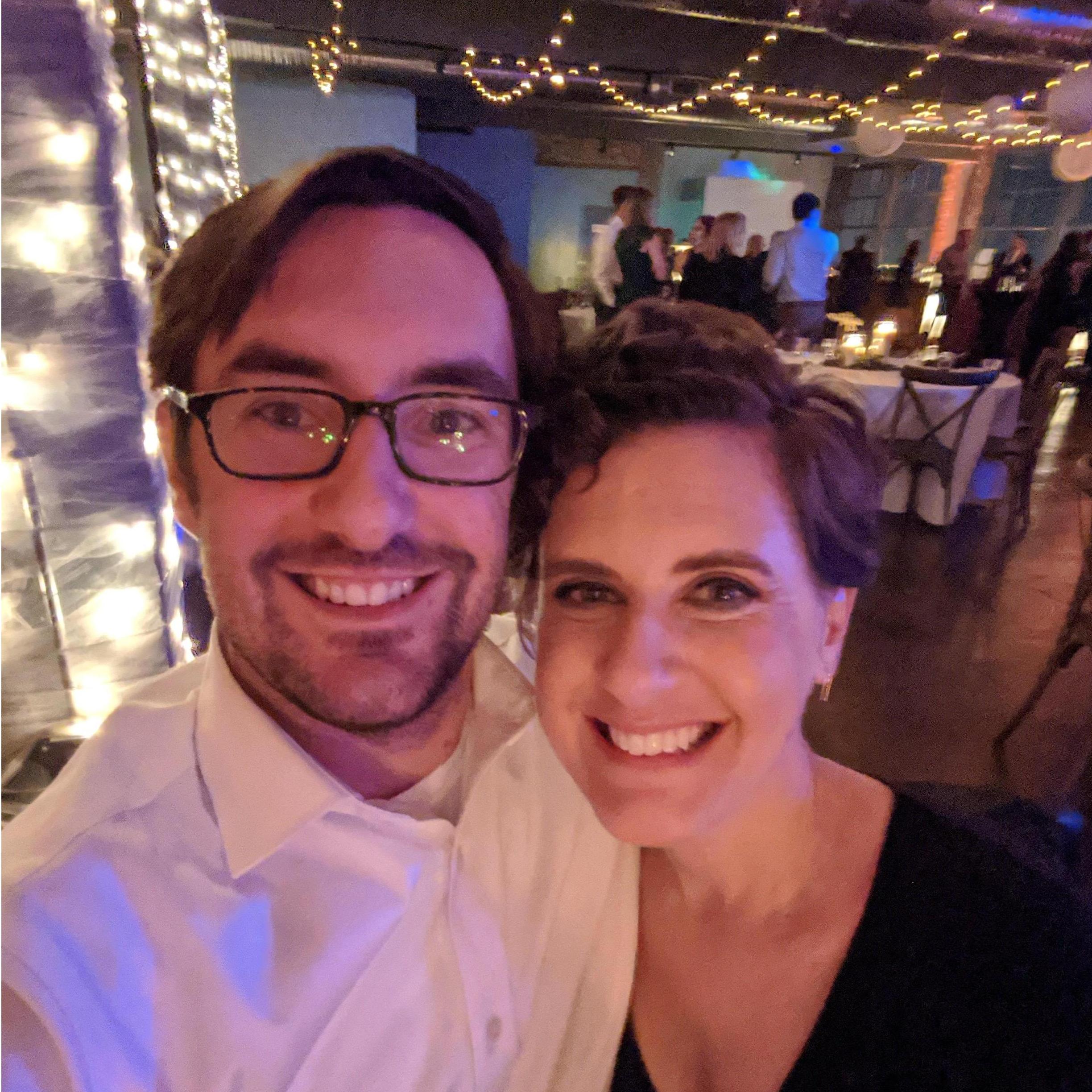 Last wedding before COVID - we are quite the dancing pair!