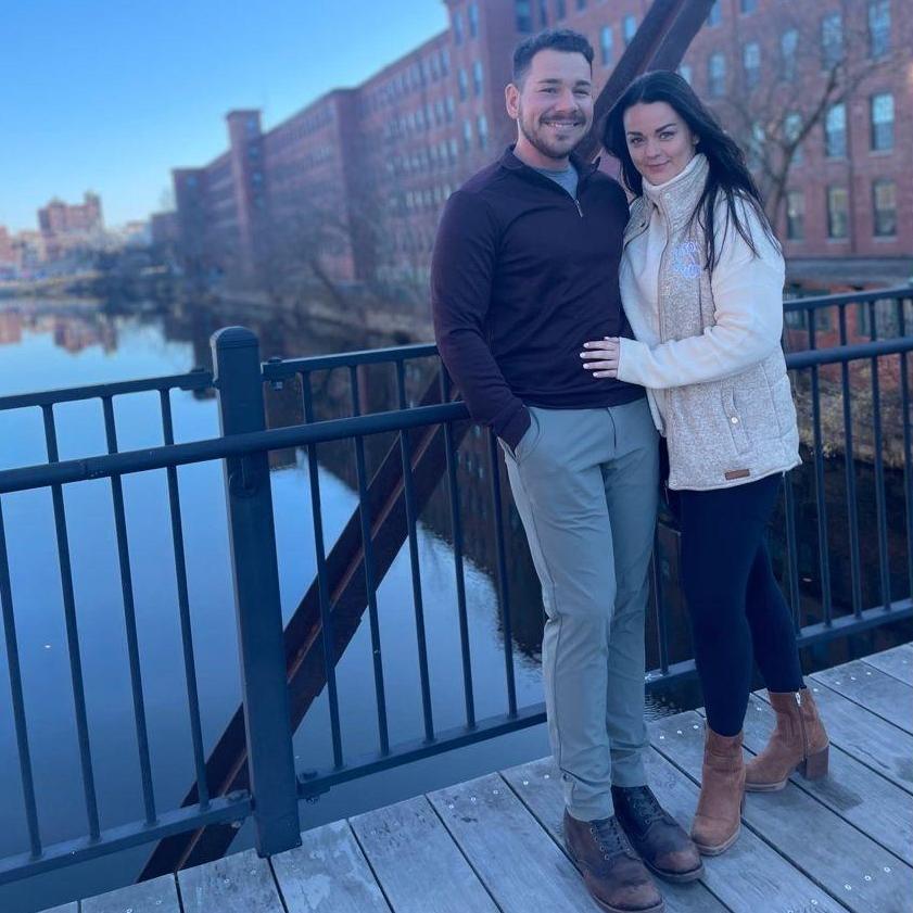 After we moved in to our first place together.