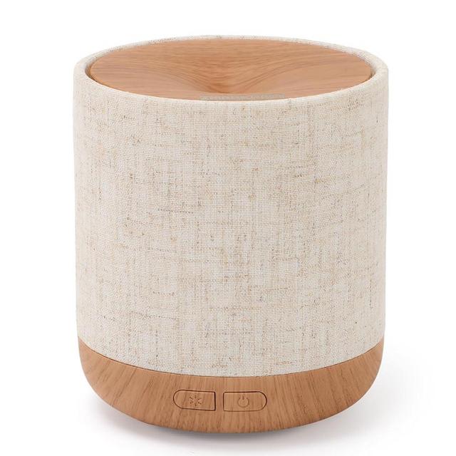 ZmarKraft Essential Oil Diffuser 7 fl oz (200ml) with Fabric Cover and Night Lamp | Ultrasonic Aroma Diffuser | Humidifier with Lights | Room Decor | Small Humidifier for Bedroom | Housewaming Gift