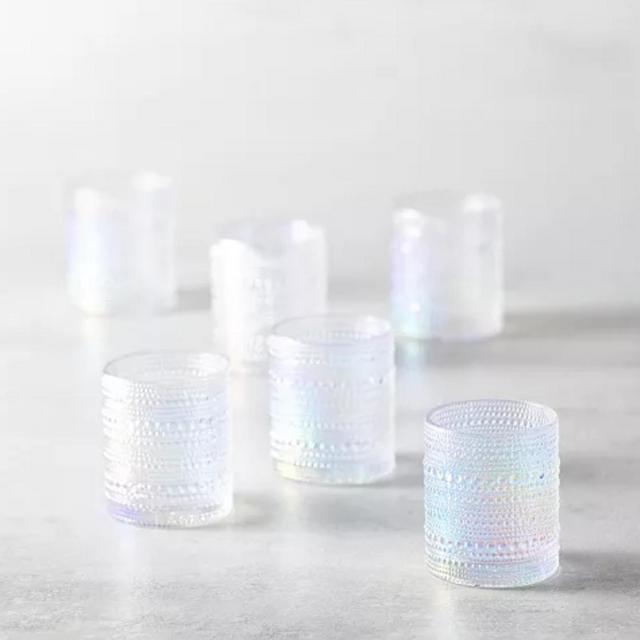 Jupiter Double Old Fashioned Glasses, Set of 6 Iridescent