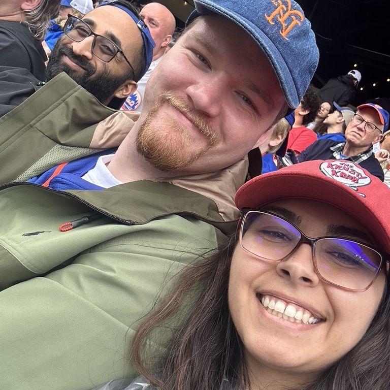 Caitlyn's first Met's Game!