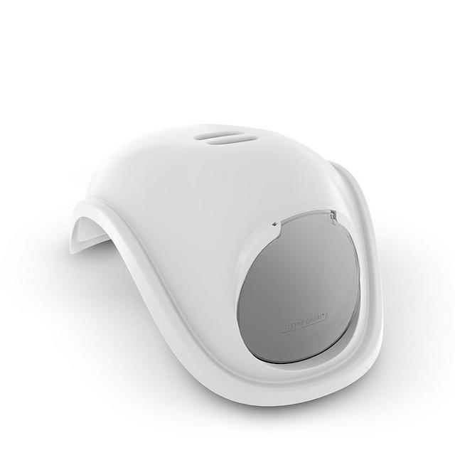 Litter Genie Litter Box Hood | Dome Hood with Swinging Flap | White