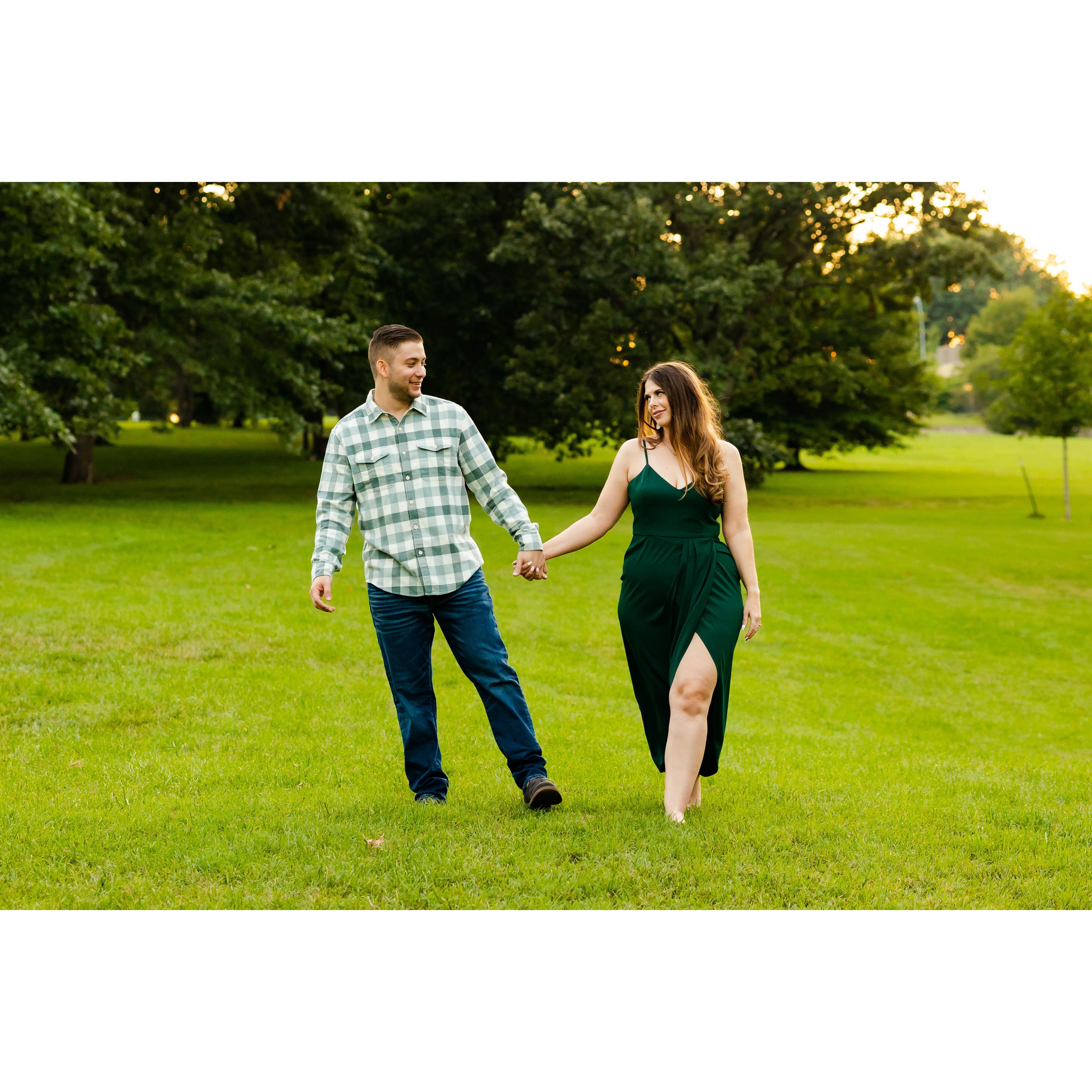 Engagement Photos at Loose Park.