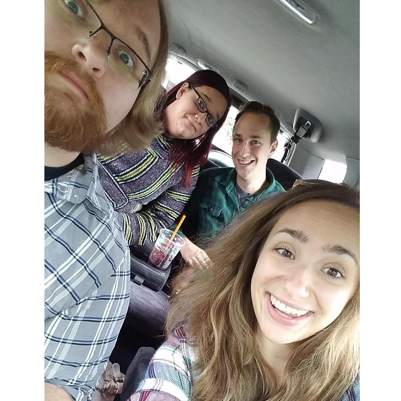 Road Tripping with Bridesmaid Jaimee and Bridesman Sean! Summer 2017