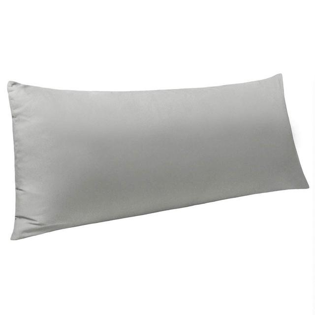 NTBAY Body Pillow Cover, Pillowcases, 100% Brushed Microfiber, Soft and Cozy, Envelope Closure, for Adults Pregnant Women, 20 x 54, Smoke Grey