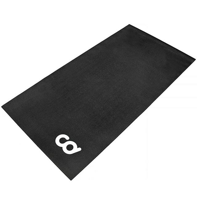 CyclingDeal Bicycle Trainer Hardwood Floor Carpet Protection Workout Mat for Indoor Cycle- Stationary Bike - for Peloton Spin Bikes -Thick Mats for Exercise Equipment - Treadmill