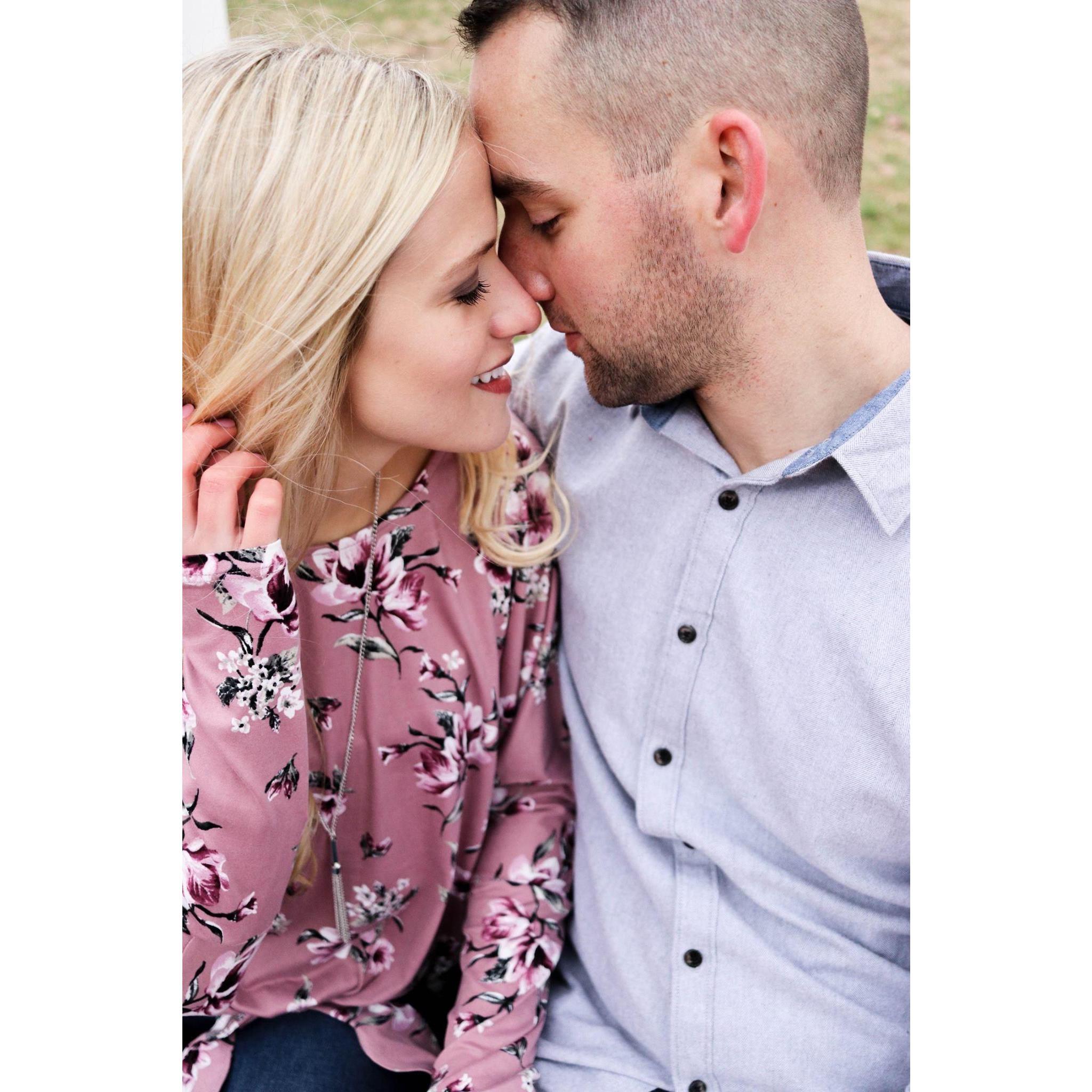 Engagement photos. November 2018. @ Illinois State University.