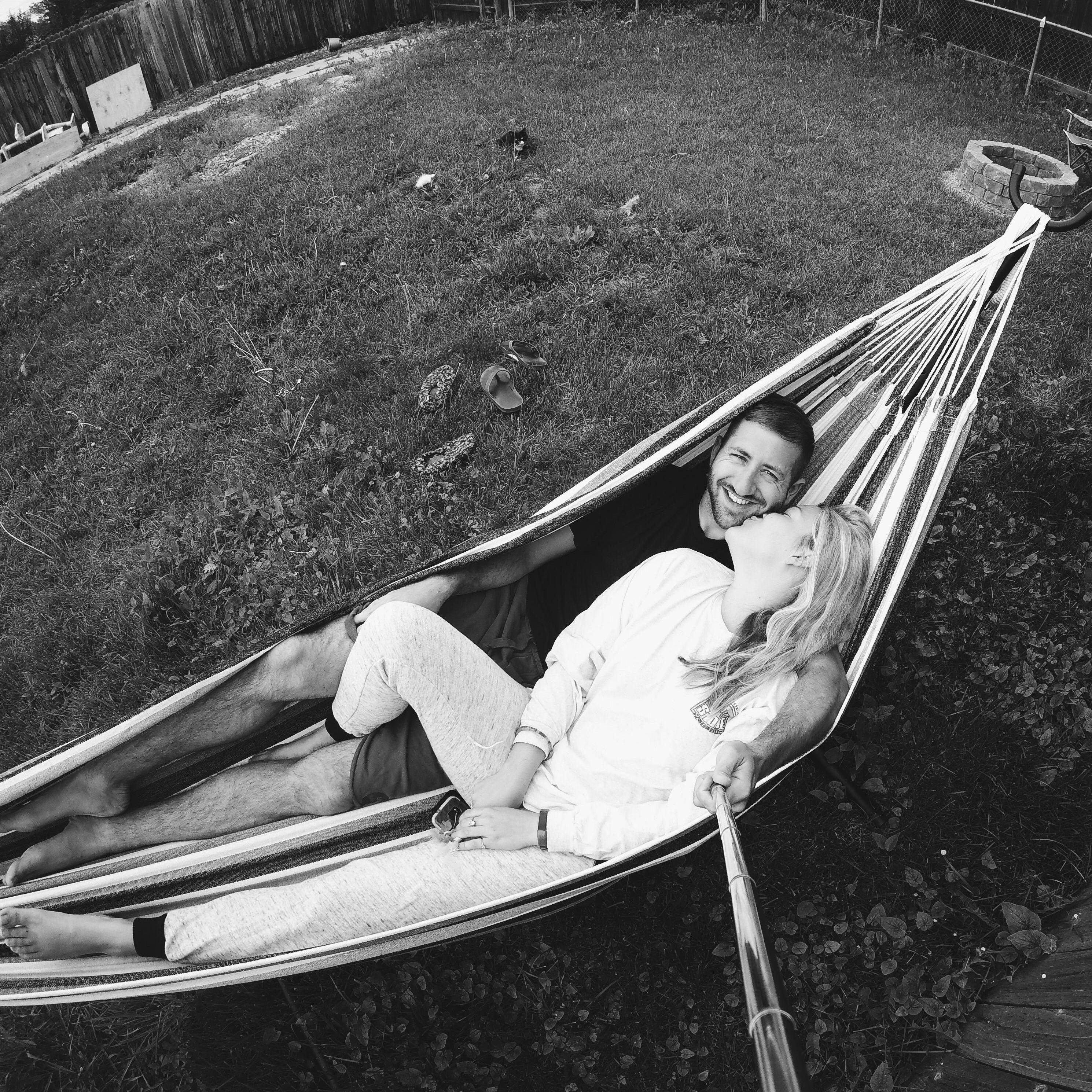Hammocks became one of our favorite places to relax so we decided to invest in one for our backyard in addition to the one we take camping!