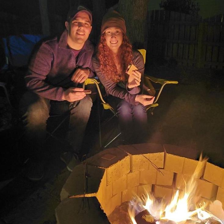 S'mores at Sarah's house in March 2020. This was the last day we saw each other for 7 weeks during the height of the pandemic shutdown.