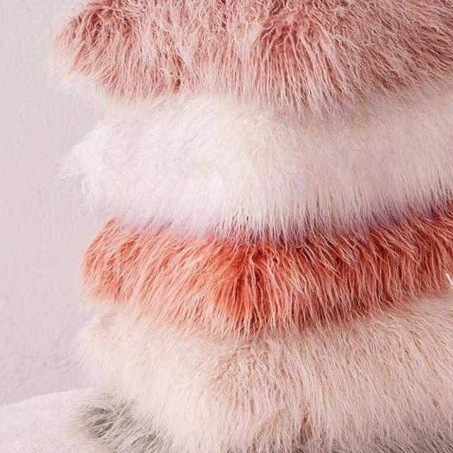 Marisa Tipped Faux Fur Pillow
