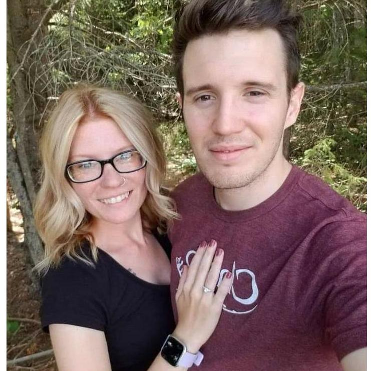 Our first "engaged" selfie!