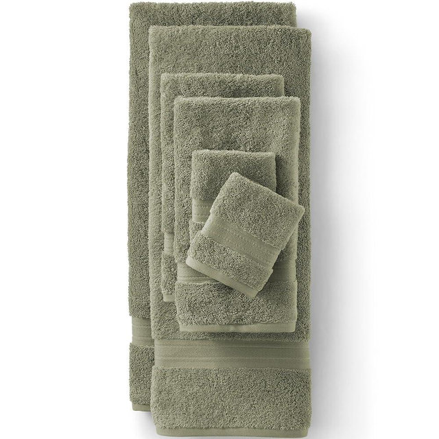 Lands' End Supima Towel Prairie Sage 6 Piece Towel Set