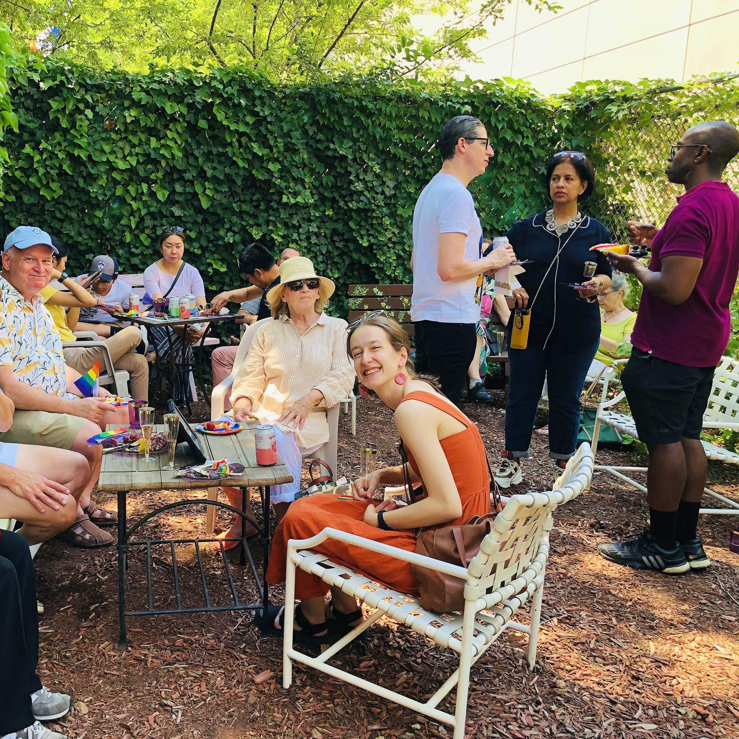 With Brad's churchmates