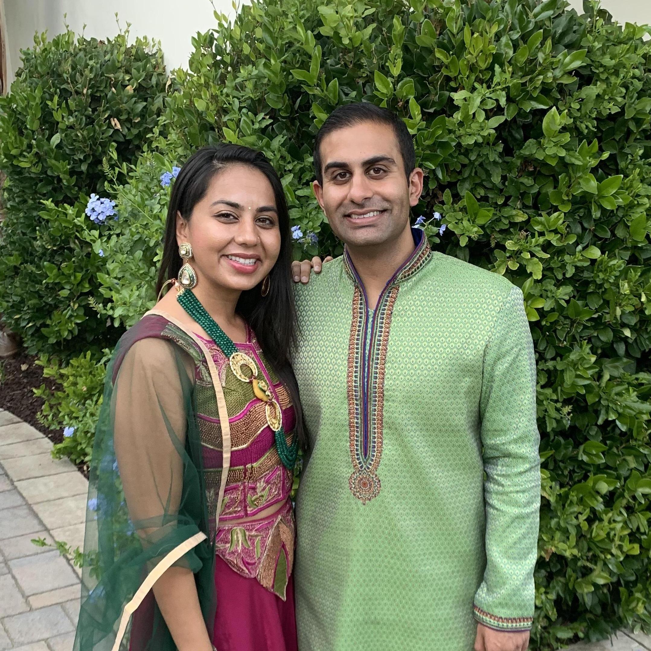 Our first Diwali together, LA!
