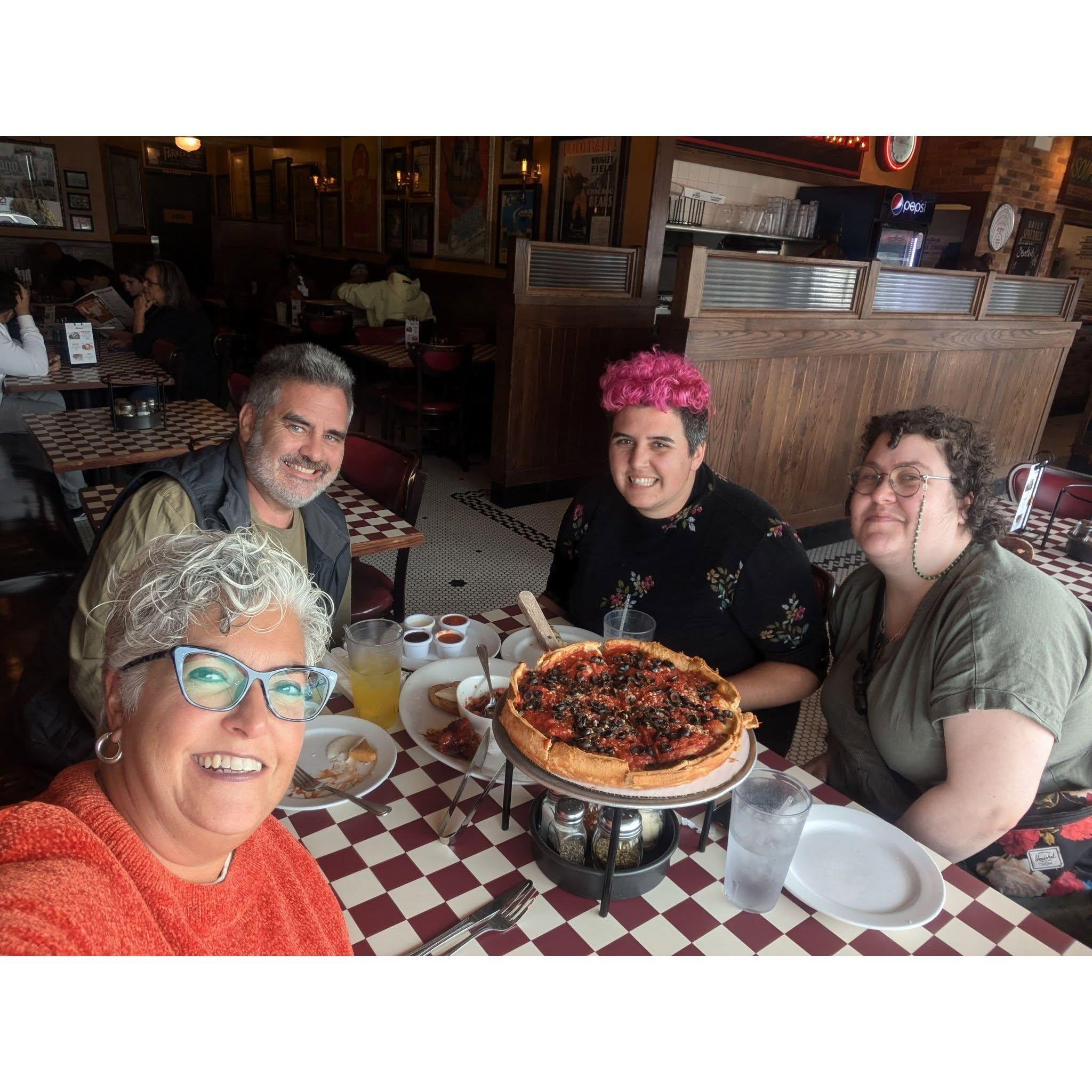 First trip to Chicago together and first time meeting KT's parents.